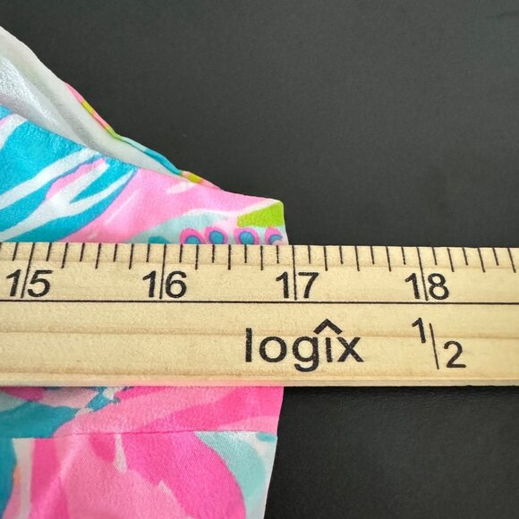 🟣🟣 Lilly Pulitzer Womens Multicolor High Neck Tank Top Size Small - Picture 7 of 7